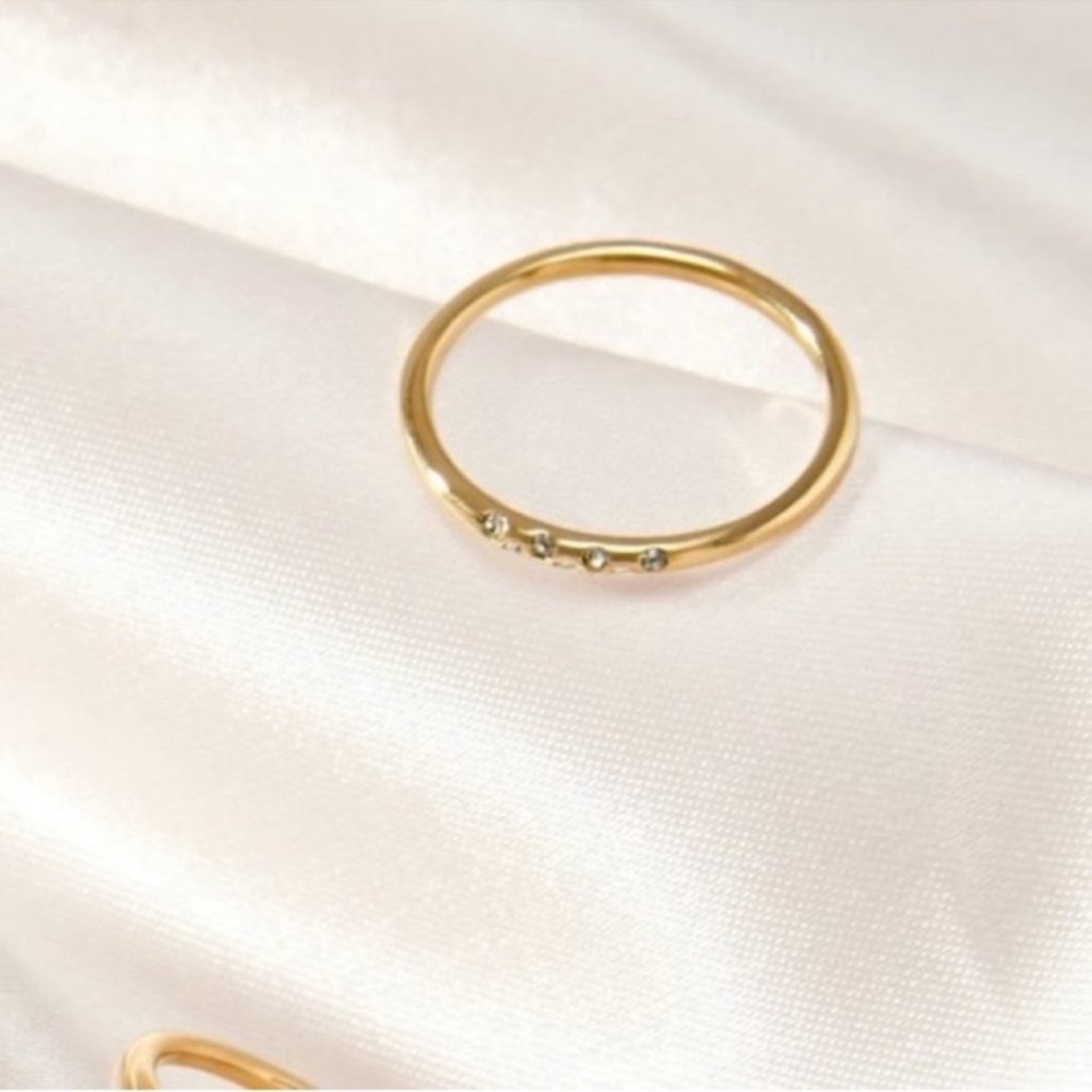 Stella & Dot | Ring | Everyday Pave Stacking Ring - Picture 3 of 5
